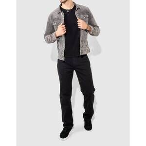 NEW MONFRERE caine straight leg jeans in noir